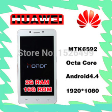 2014 NEW cell phones Android 4.4 huawei phone MTK6592 Octa Core 3G RAM 16G ROM 5.0″ IPS dual SIM Smartphone 13mp Original phone