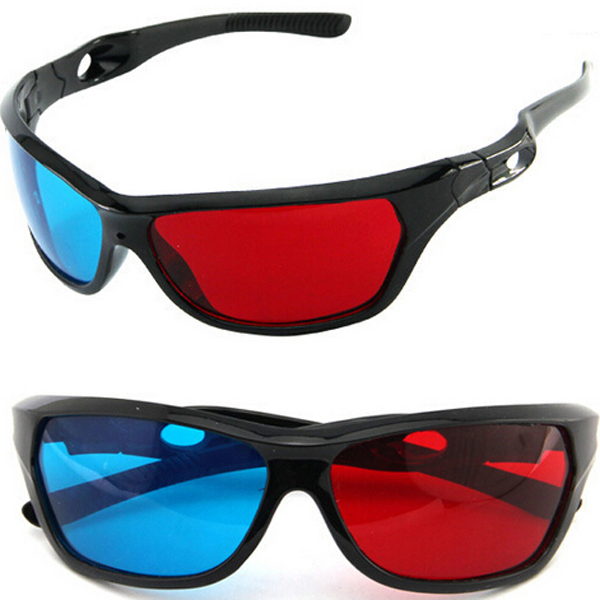 2015 Red And Blue Color Universal Type 3D Glasses TV Movie Dimensional Anaglyph Video Frame 3D