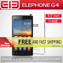 original elephone g4 mobile phone android 4 4 smartphone mtk6582 quad core 5 0 ips 1280X720