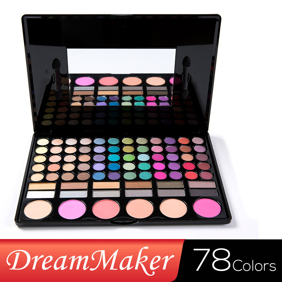 New arrival 78 Colors Womens lady Nake Eyeshadow Palette baked Eye Shadow Makeup Powder Palette low