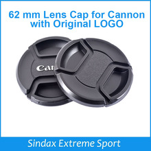 Camera Accessories SLR Snap-on Front lens cover the pinching 62mm lens cap for canon digital camera with Original LOGO