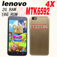 MTK6592 octa core 4G RAM lenovo phone 3G GPS 5.0″IPS 13MP android 4.4 smart mobile cell phones free shipping free gifts russian