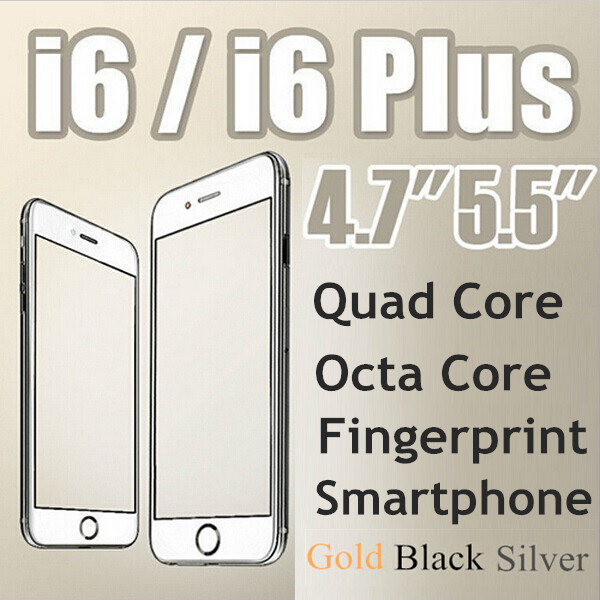 Quad Core Smartphone cell phone i6 phone metal body plus 4 7 5 5inch i6 mtk6582