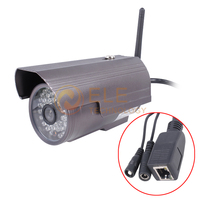 free shipping waterproof Outdoor Night Vision Wireless Audio Video Wifi IE IR IP Camera Cam WebCam
