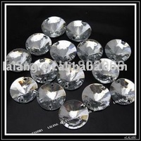 225pcs/lot  White Round Acrylic Epoxy Resin Rhinestone Bead For Apparel Decoration 16mm 24037