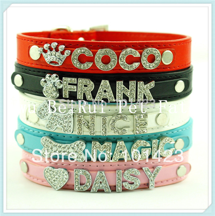 Free-Shipping-MOQ-40pcs-Berry-Personalized-Gator-PU-Leather-Dog-Pet ...