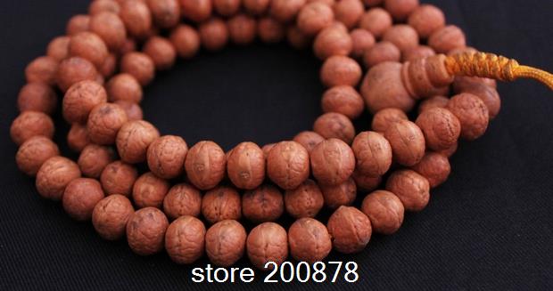 BRO895 Tibetan 108 beads rare Phenix eye Bodhi Meditation Mala,9.5mm,perfect color,free shipping(China (Mainland))