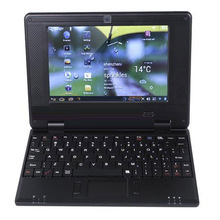 NEW 7 inch mini laptop netbook via 8650 Android 2.2 support Flash10.1 DDR2 256MB 4GB HDD WIFI SD CARD 2G 4G 8G with laptop bag