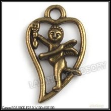 240pcs/lot New Cupid Antique Bronze Plated Pendant Alloy Pendant Fit Necklace/Bracelet DIY 140490