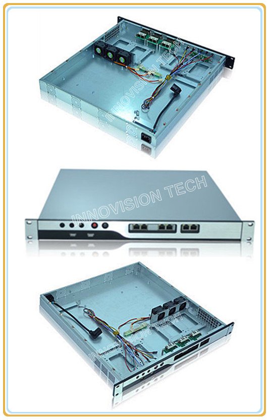 Compact 1U rackmount chassis NC1U-450 with Stylish Aluminum front-panel server case(China (Mainland))