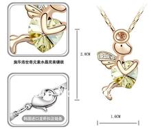 Retailing Min order is 15 mix order K086 13 48 singular element crystal necklace Angel Cupid
