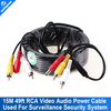 Security 15m CCTV Camera Video Audio AV Power Cable