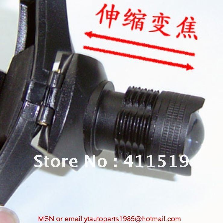 free shipping 18650 headlights, 3 speed dimming CREE Q5 light/flexible like camera/ 18650 (2800MA)battery+headlight+charger(China (Mainland))