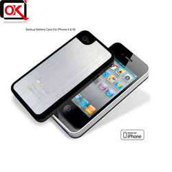 Free Shipping iFans external backup battery for iPhone 4 4s battery case with changeable frame MFi license(China (Mainland))