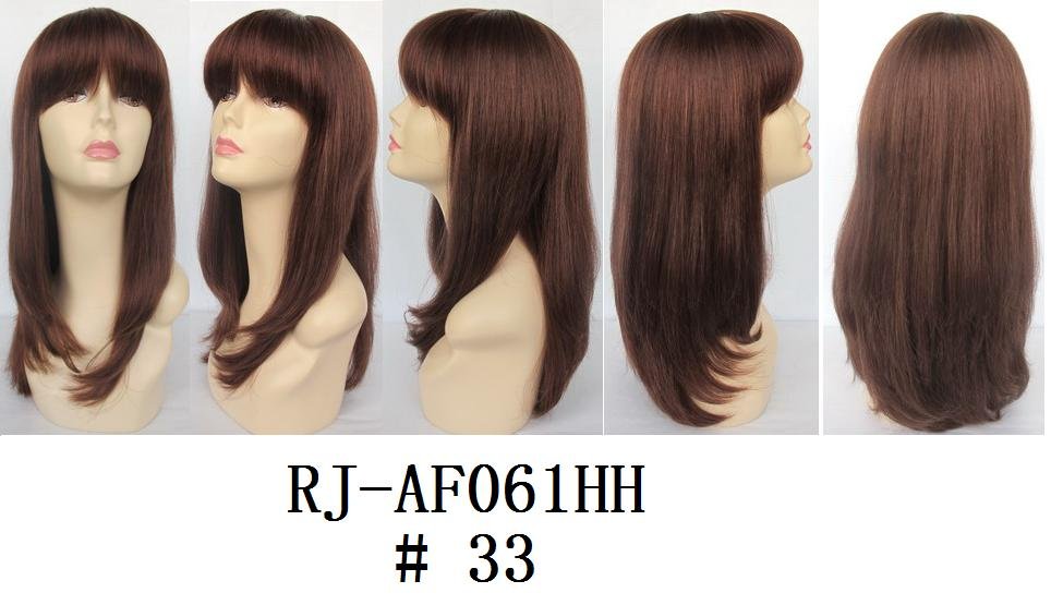Free-shipping-Brazilian-hair-wig-brown-color-silky-straight-dhl-free ...