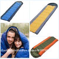 Free Shipping Everest Mummy Sleeping Bag/ Outdoor Travel Camping Sleeping Bag for Couples Light Weight -/Blue/Yellow