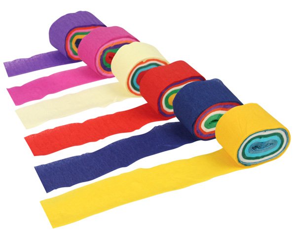 ideas DIY Craft paper 12PCS craft   rolls material accessories coloured LOT Coloured crepe paper