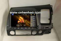 8" in dash head unit 2din car dvd gps player for australia right driving civic support original steering wheel control(China (Mainland))