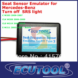 Car Seat Sensor Emulator for Mercedes Benz C W203/ CLK W209/ CLS W219/ E W211 Replace Broken Airbag Sensor Turn off SRS Light(China (Mainland))