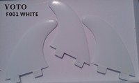 F001W-FCS G5 surfboard fins 3pcs/set   White without FCS logo 70%Nylon+30% Fiberglass