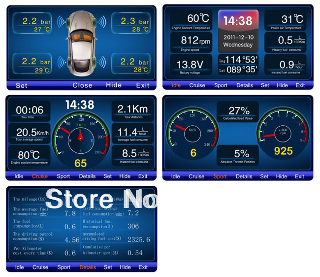 Купить Авто pc! 7' lcd дисплей atc700 смарт-маршрутный компьютер, gps ...
