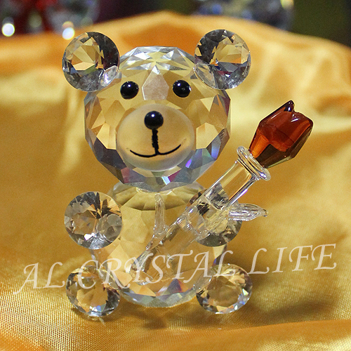 best k9 crystal bear for Valentine's day(China (Mainland))