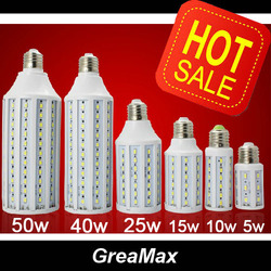 E27 220V LED Corn Light Lamp Bulb 15W 60 Piece 5630 SMD Lamp Beads Warm Light & White Light Energy Saving Free Shipping(China (Mainland))
