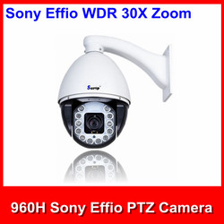 Security PTZ IP Camera/960H Day&Night Sony Effio WDR 30X Onvif POE Optional IP Speed Dome Camera/IP66/Cheaper Cost effective(China (Mainland))