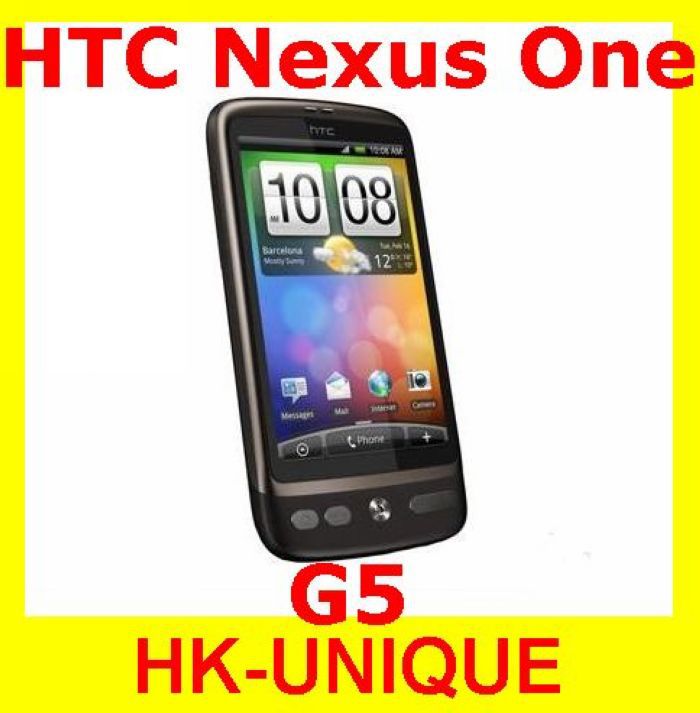 Original HTC Google Nexus One G5 3 7 inch Touch Screen 3G network GPS WIFI 5MP