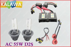 Slim Kit Set D2S XENON HID KIT SYSTEM Single beam HID Conversion Kit 12V/AC 55W #F FREESHIPPING(China (Mainland))