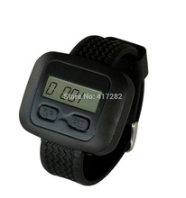 wireless waiter pager system for restaurant supermarket and so on 5pcs of table button and 1