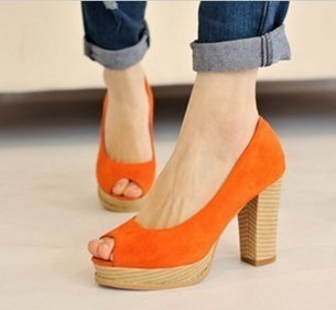 FREE SHIPPING Sandals Shoes Woman Fashion Sexy Square High Heels Women Pumps Ladies Platform Pumps Sandals
