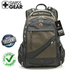 Free shipping SwissGear laptop bag, Multifunctional backpack,for 15.6'laptop,ipad, 1418# Wenger(China (Mainland))