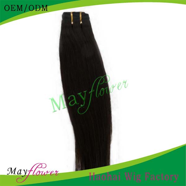 AAAAA Grade virgin human hair extension Peruvian natural straight hair wefts 3pcs/lot same lenth 8-24inchs tangle free(China (Mainland))