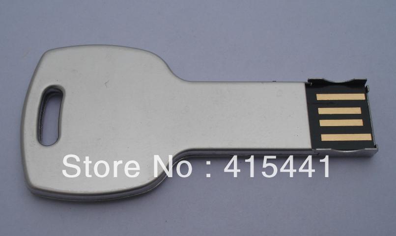 Free shipping:metal Keyshape usb flash driver + promotional gifts customized logo + bulk flash drives 1GB/4GB4GB/8GB/16GB(China (Mainland))