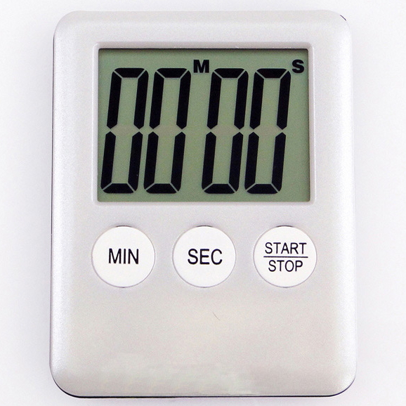 Retail Digital Kitchen Timer Countdown Magnetic Interval Alarm Clock with Seconds Large Display Cooking Tools Accessories KT003(China (Mainland))