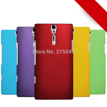 Free Shipping, Colorful Rubber Hard Matte Case Cover for Sony Xperia S Lt26i, Matte Hard Back Case for Sony Xperia S, SON-006