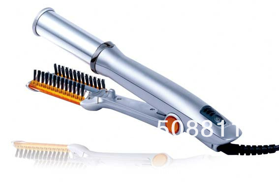 New-hot--hot-selling-rotating-Hair-iron-straightener-curler-hair-brush ...