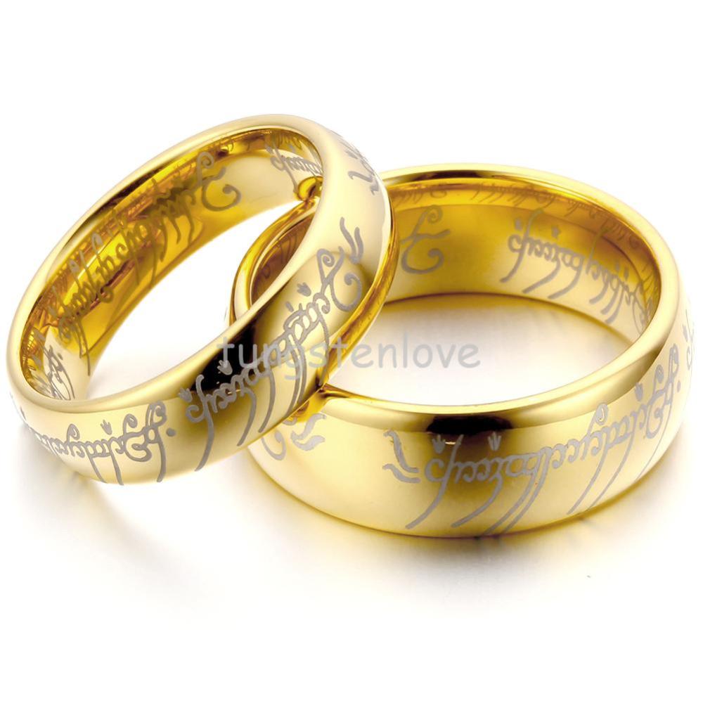 Anillo de bodas de grabado Anillo de bodas de grabado