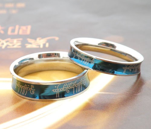 Lord of Lovers RingsStainless Steel JewelryHis and Hers Promise Ring ...
