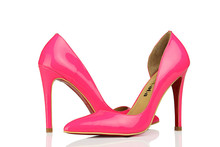 Free shipping New arrival ladies sexy pink high heel women pumps good quality patent leather pump