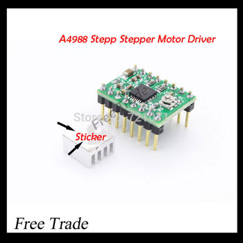 5pcs/lot Reprap Stepper Driver A4988 stepper motor driver + heat sink with sticker free