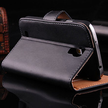 Luxury Retro Genuine Leather Case For Samsung S IV i9500 Wallet Stand Pouch Card Holders Accessories