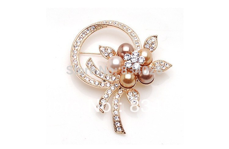 new 2014 OL pearl brooches broach of corsage brooch pins Woman Jewelry