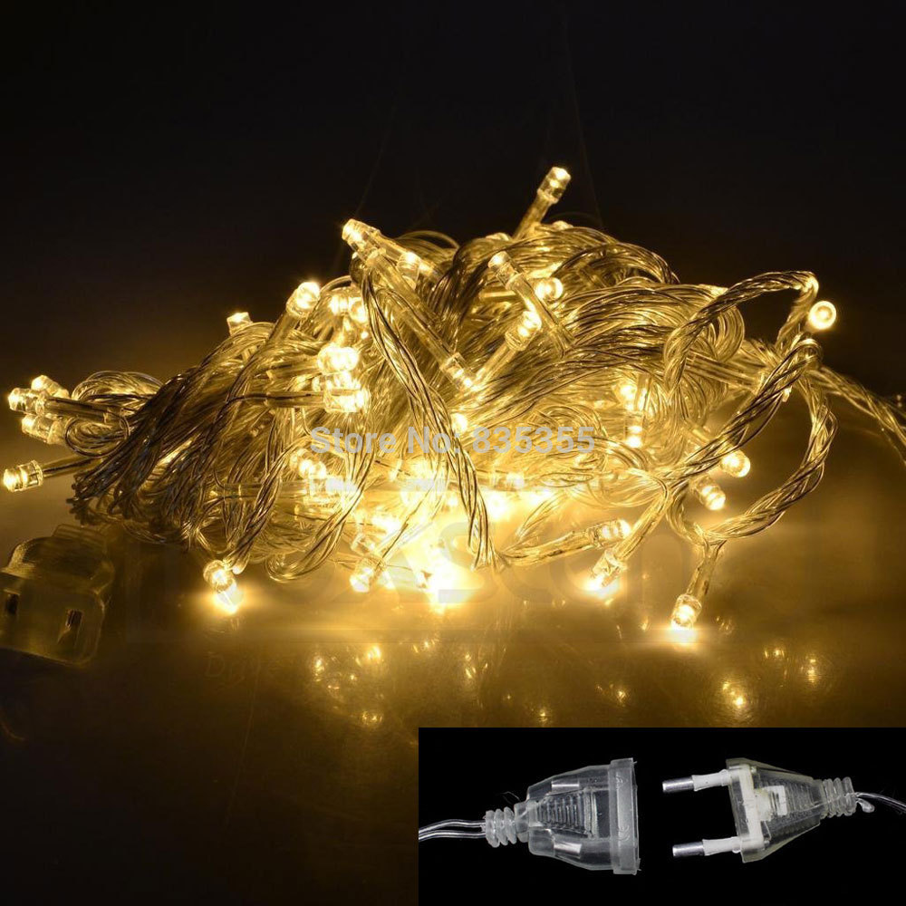 20M 200 LED Fairy Light String Holiday Lights for Christmas Party (With Tail Plug)-in LED Strips ...