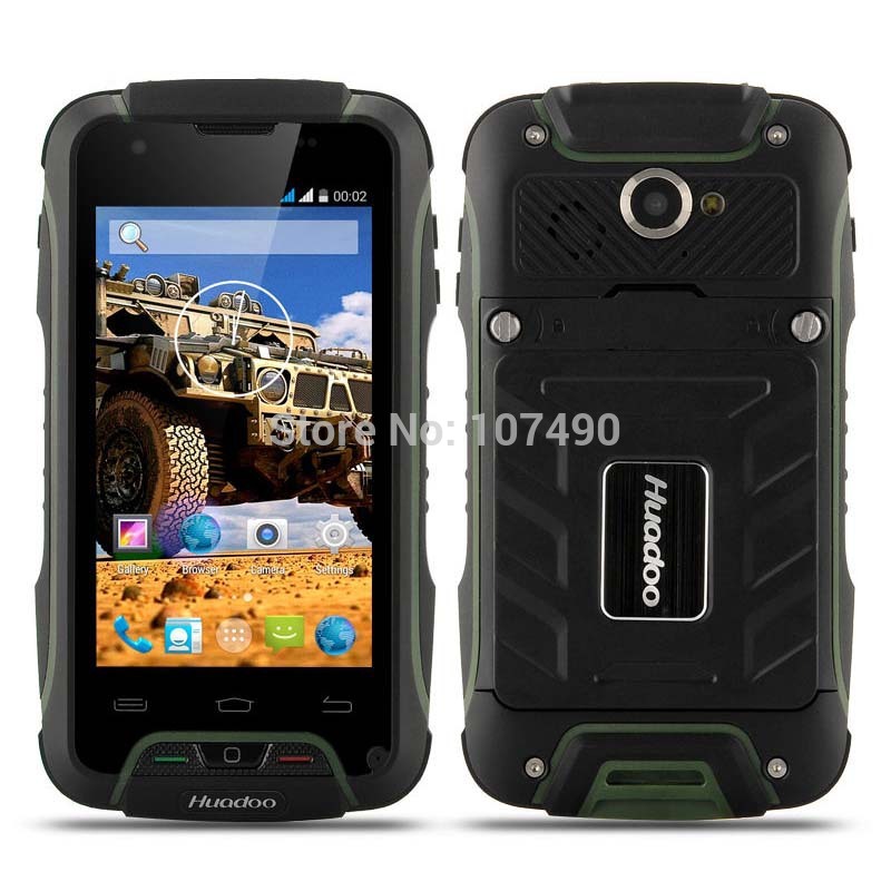 4500mAh Original Huadoo V3 Waterproof shockproof phone MTK6582 Quad Core IP68 rugged Android 4 4 1GB