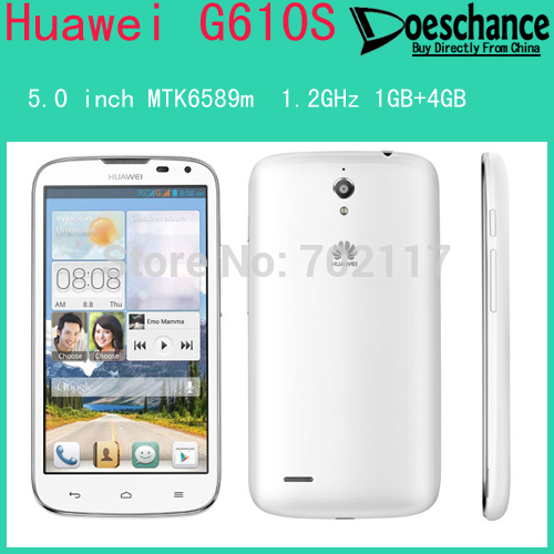 Original Huawei G610S G610 Quad Core MTK6589m 1 2GHZ 5 0 IPS 960x540 1GB RAM 5mp