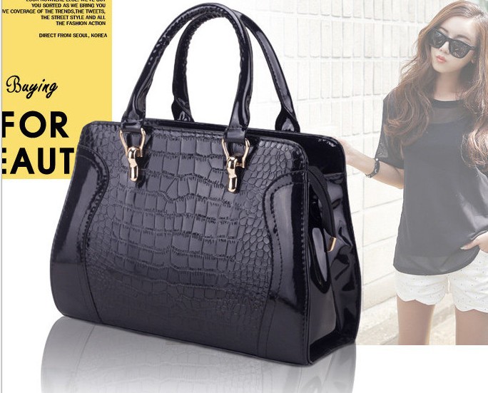 European fashion women messenger bags Elegant Crocodile evening bags Classic candy colors women handbag noble women
