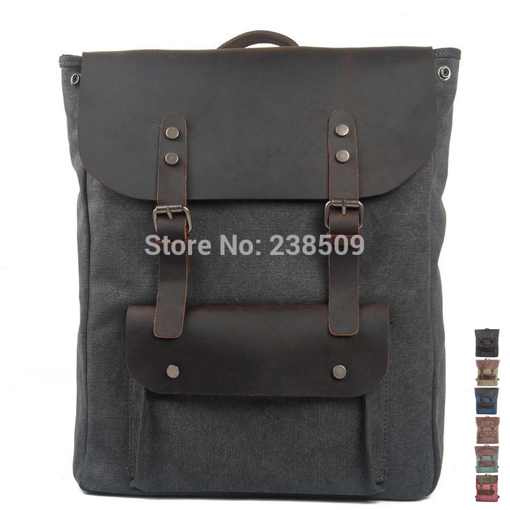 2014 New European Outdoor Casual Backpack Travelling Bags Canvas Shoulder Schoolbag Women Men Duffel bag 5