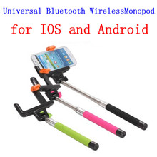 DHL Free shipping 10pcs Self-Shooting 7 Sections Foldable Wireless Mobile Phone Monopod Suits for ios android Smartphone Holder